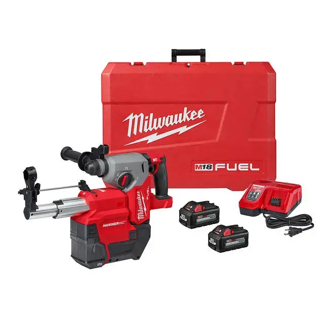 Milwaukee M18 Fuel Sds Plus Rotary Hammer – 1" Capacity With Integrated Dust Extraction 1