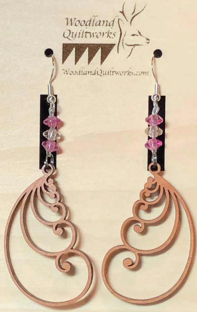 Modern Feather Earrings – Style 20-10003 1