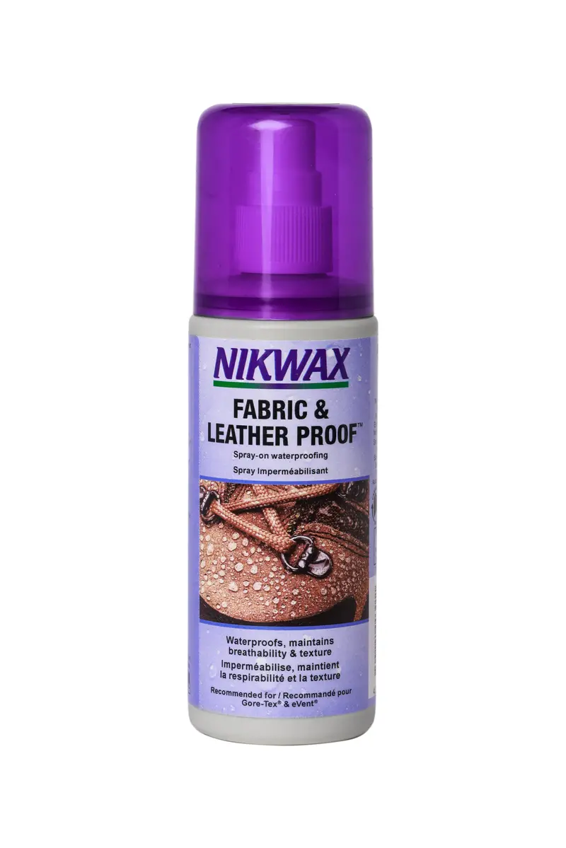 Nikwax Fabric & Leather Proof Spray – Multi-Surface Repellent 1