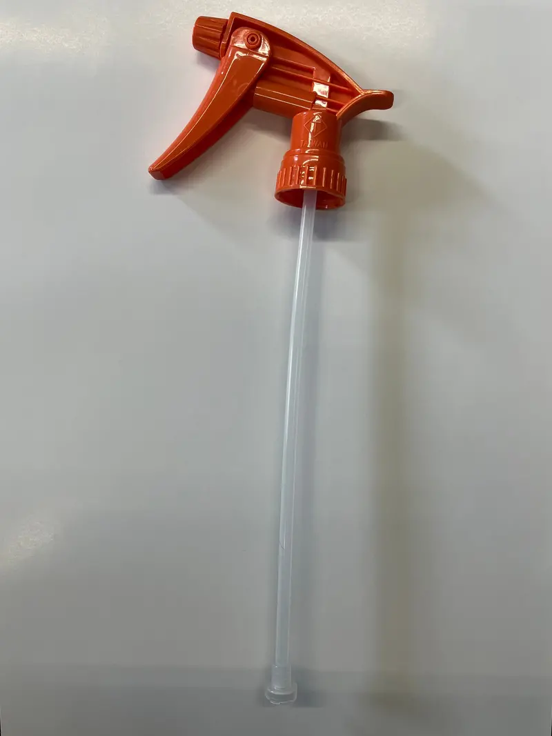 Orange-Toned Chemical-Resistant Spray Nozzle 1
