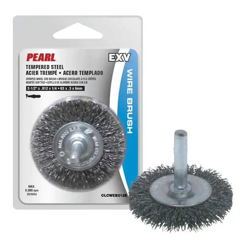 Pearl 3" Crimped Wire Wheel – 0.0118" X 1/4" 1