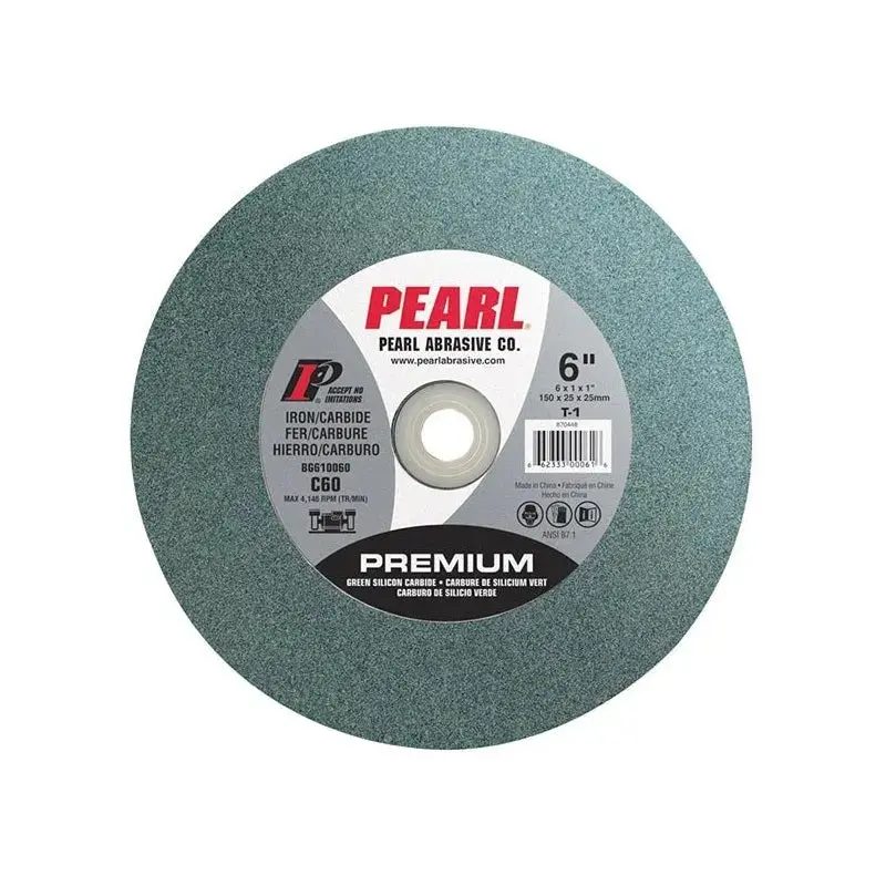 Pearl 6 X 3/4 X 1-Inch Grinding Wheel – General-Purpose Metal Grinding (Bg634080) 1