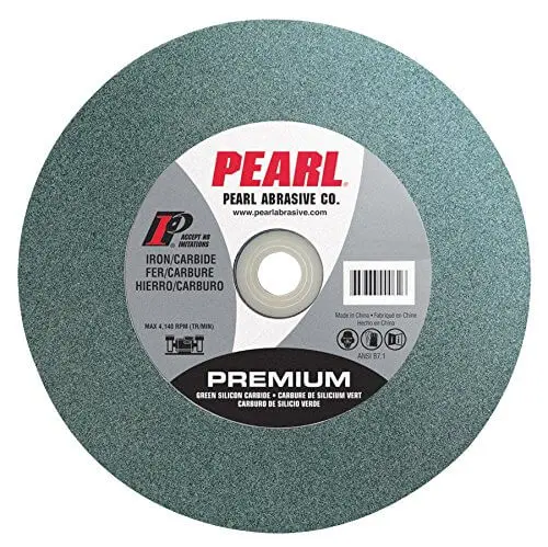 Pearl 8" X 1" X 1" 120-Grit Bench Grinding Wheel 1