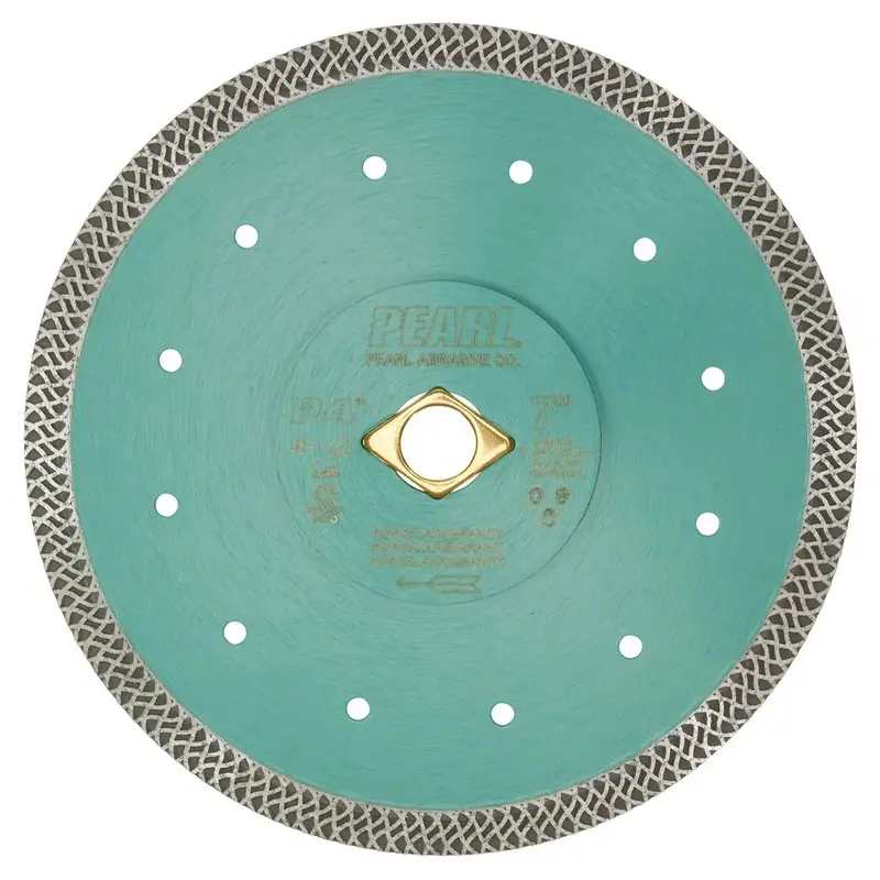 Pearl Abrasives 7-Inch P4 Turbo Mesh Diamond Blade For Porcelain & Granite (Dia07Tt) 1