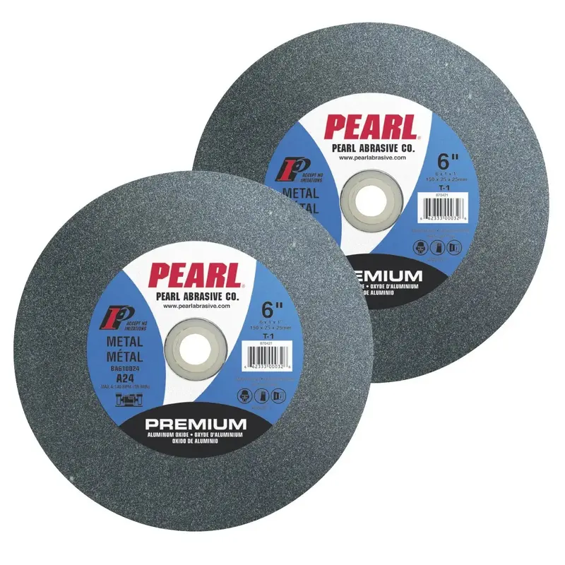 Pearl Ba810060 Aluminum Oxide Grinding Wheel – Type 1, 8" X 1" X 1" 1