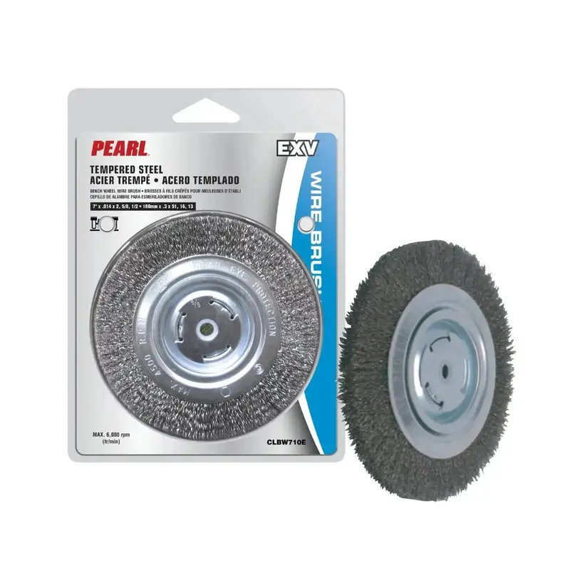 Pearl Clbw810 8" X 3/4" X 2" Bench Grinder Knot Brush 1