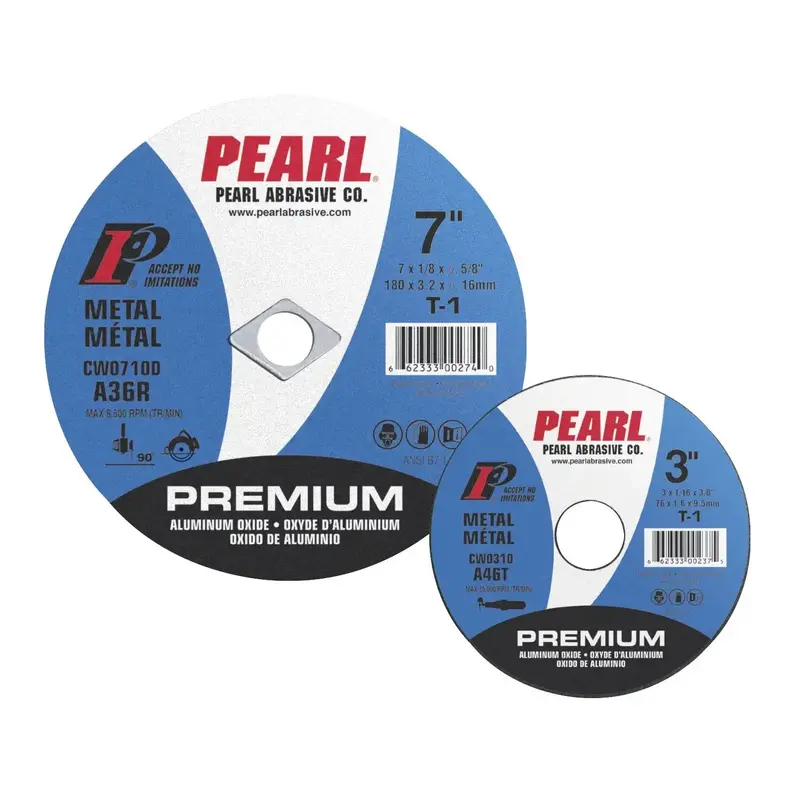 Pearl Cw201638 2" X 1/16" X 3/8" Abrasive Cutoff Wheel 1