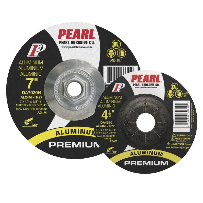 Pearl Da5010 Aluminum Oxide Grinding Wheel – 5" X 1/4" X 7/8" 1
