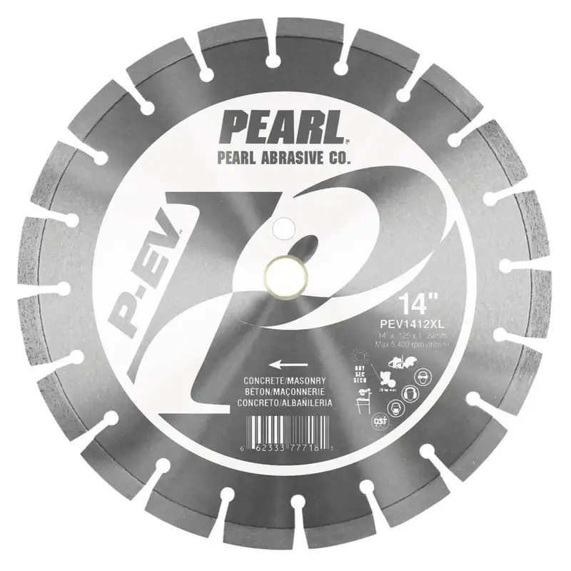 Pearl Pev1412Xl Abrasive Disc – 14" X 0.125" X 1", 20Mm Arbor 1