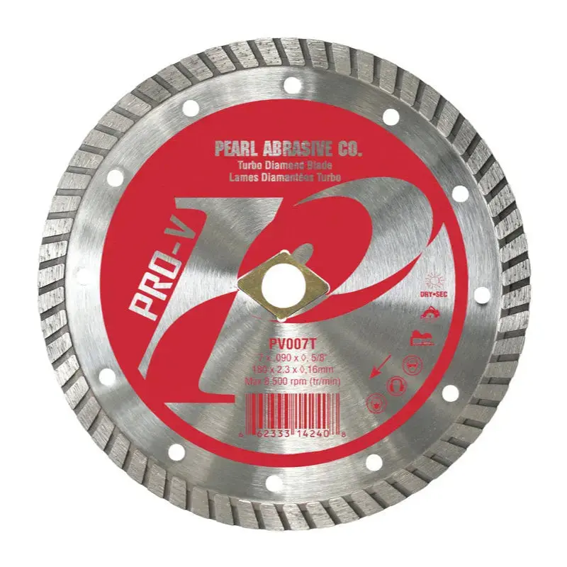Pearl Pv009T Pro-V Turbo Wet/Dry Diamond Blade – 9 Inch 1