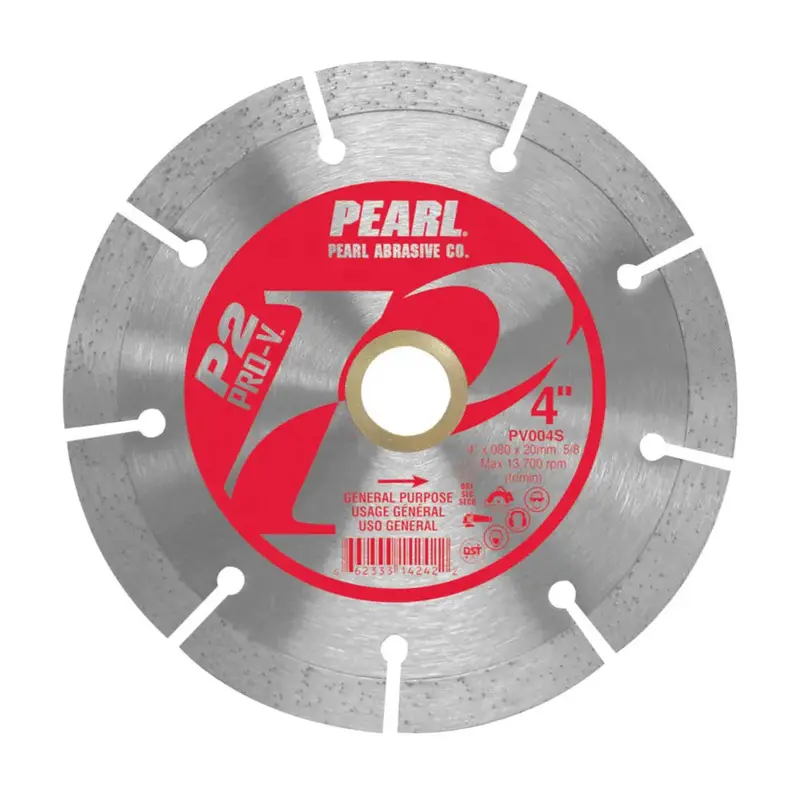 Pearl Pv045S P2 Pro-V Segmented Wet/Dry Diamond Blade – 4-1/2 Inch 1