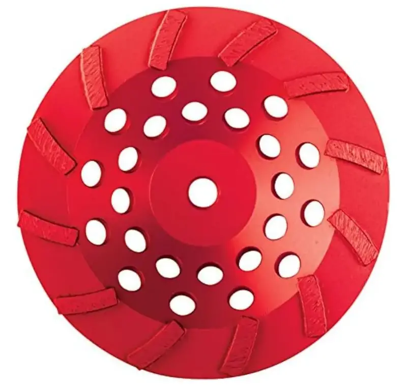 Pearl Pv07Cseh 7" X 5/8"-11 Thread Cup Wheel — 12-Segment Design 1