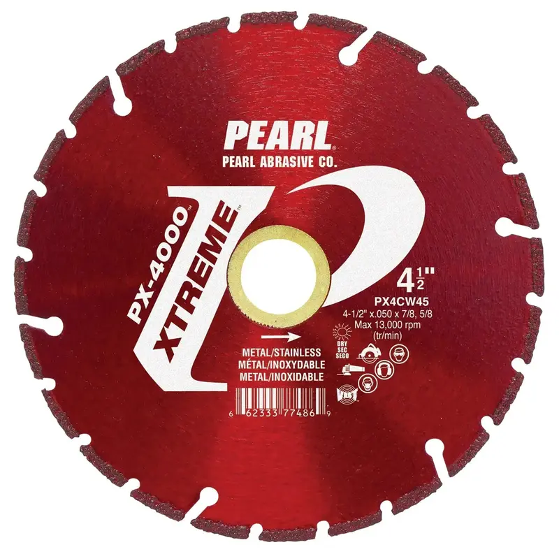 Pearl Px4Cw45 Xtreme Px-4000 Diamond Cutting Wheel – 4-1/2 Inch 1