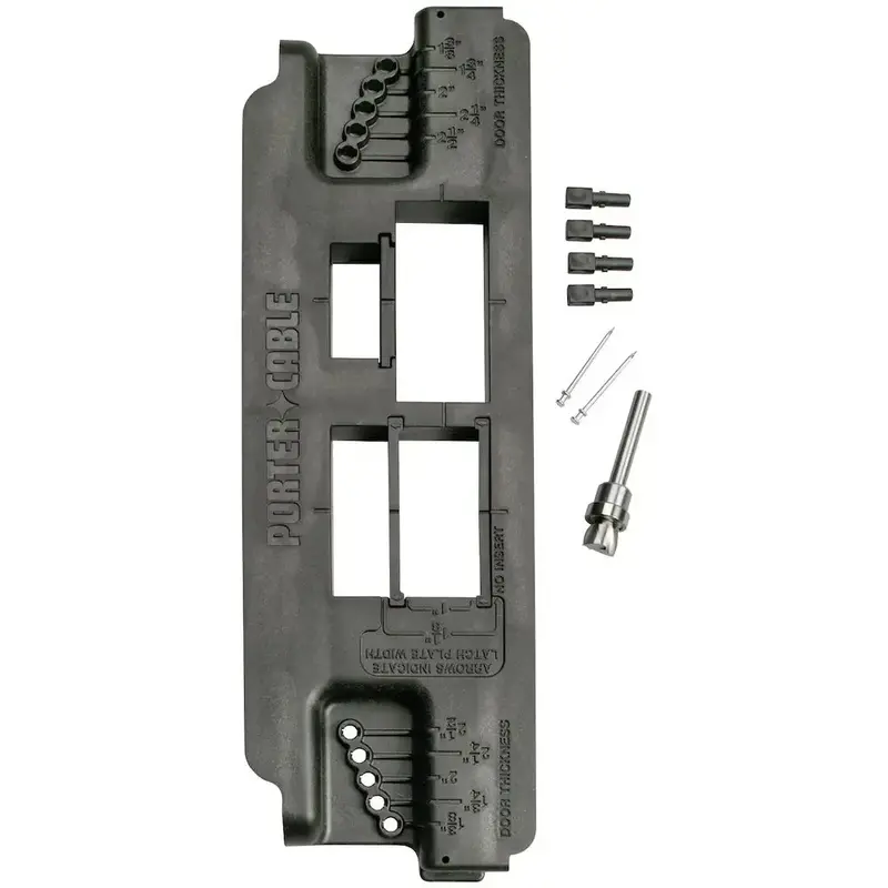 Porter-Cable Strike & Latch Installation Template – Door Hardware Guide 1