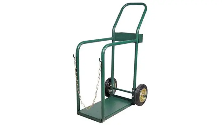 Powerweld Medium-Sized Oxygen And Acetylene Cylinder Transport Cart 1
