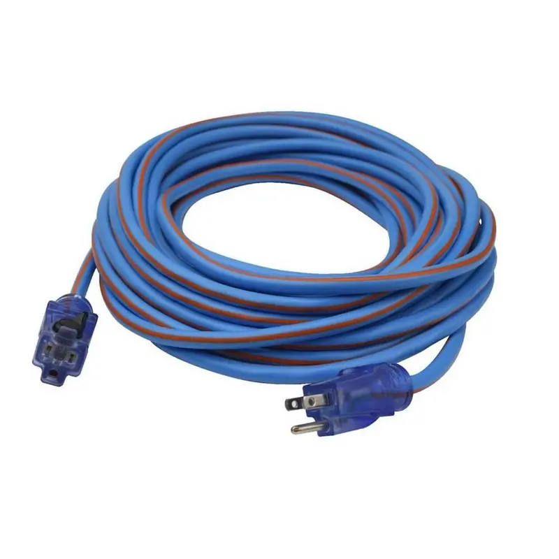 Prime Lt530830 – 50-Foot Extra Heavy-Duty Arctic Blue All-Weather Extension Cord 1