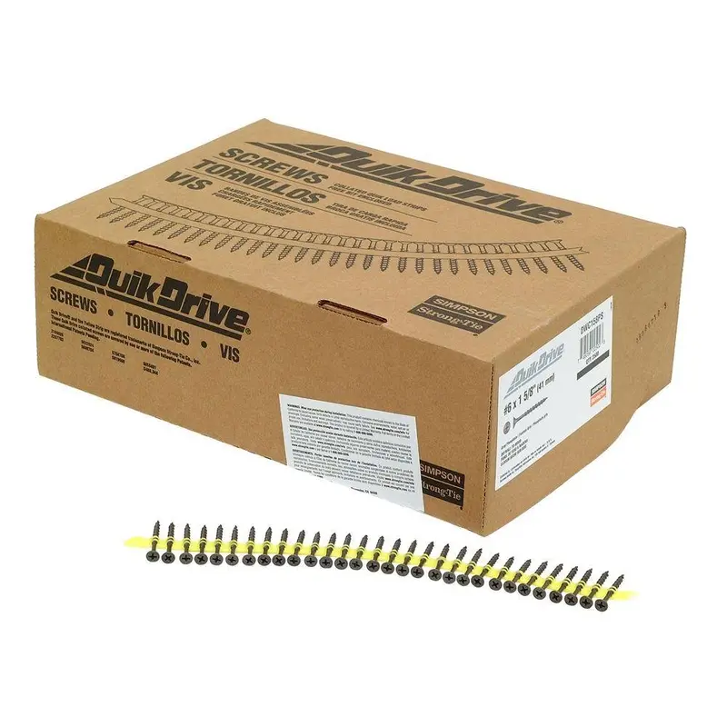 Quik Drive Dwc158Ps Collated 1-5/8" Drywall Screws 1