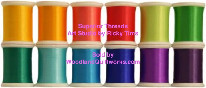 Superior Threads Art Studio By Ricky Tims – Rain Forest Collection (12-Color #200 Series) 1