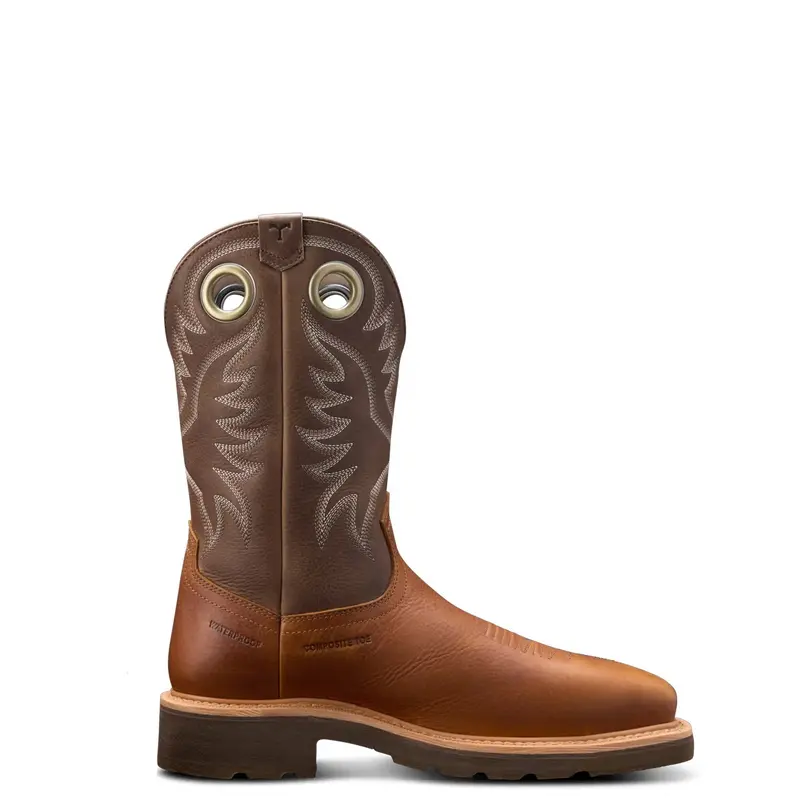 Tecovas Longhaul 11-Inch Waterproof Square-Toe Work Boot For Men 1