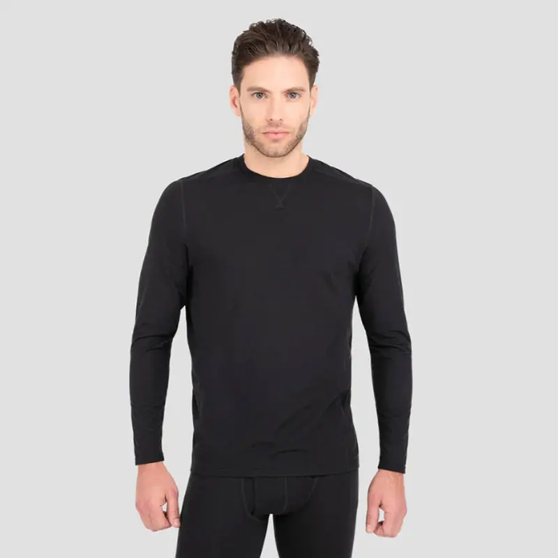 Terramar Men'S Transport Lightweight Thermal Long Sleeve Crew Top 1