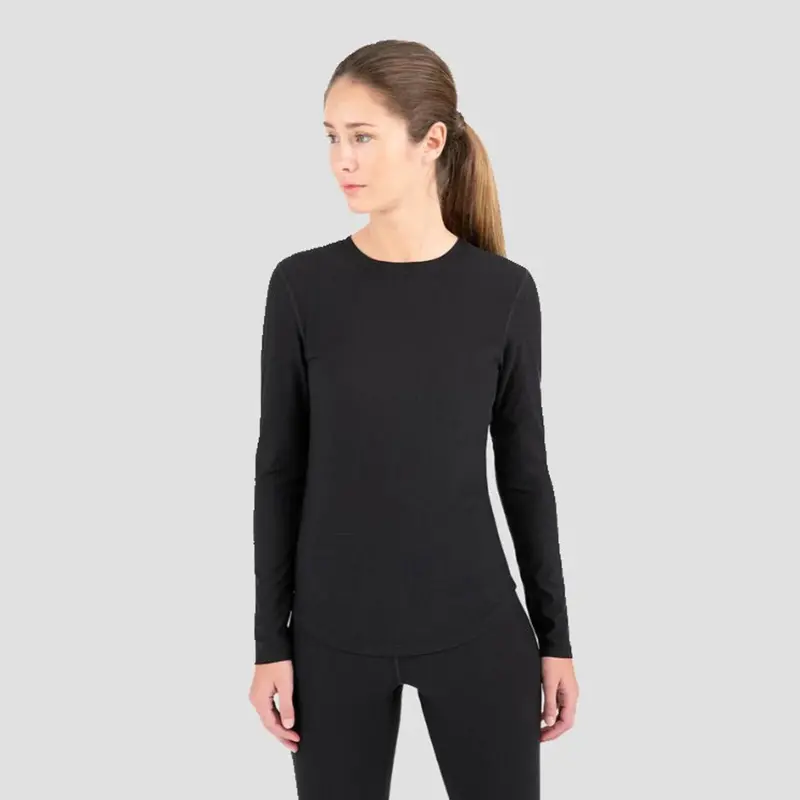 Terramar Women'S Transport Lightweight Thermal Long Sleeve Crew Shirt 1