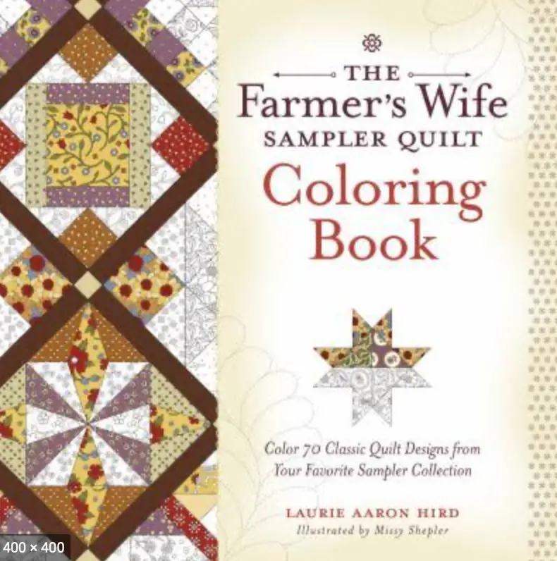 The Farmer'S Wife Sampler Coloring Book By Laurie Aaron Hird 1