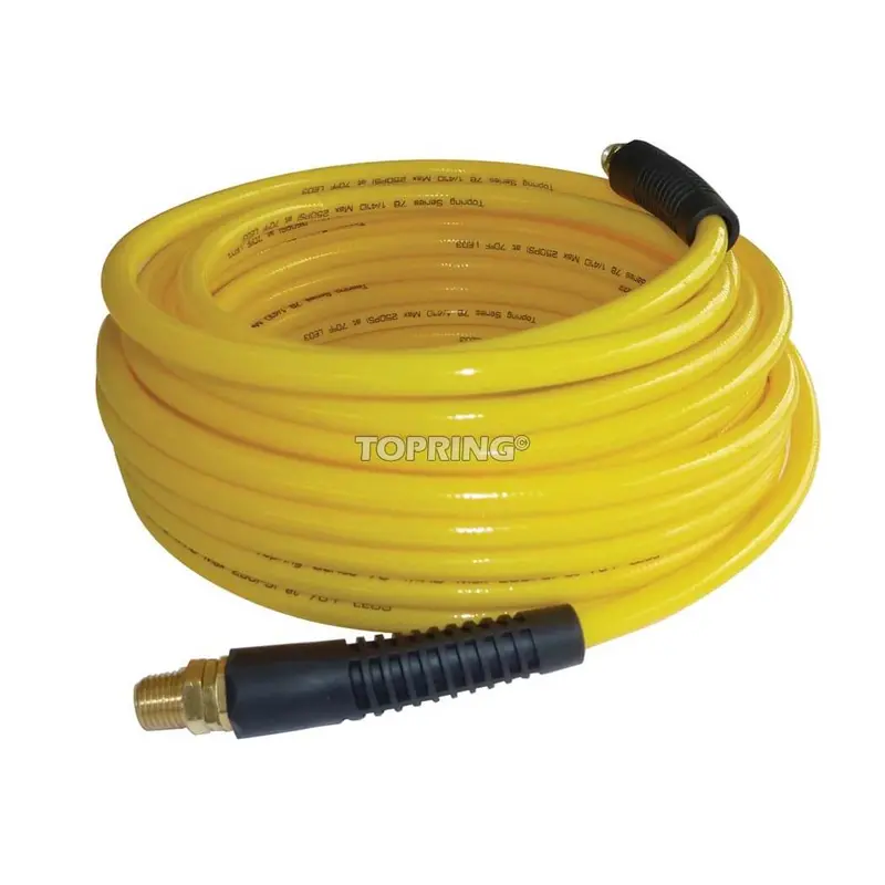 Topring 78.118 1/4-Inch X 50-Foot Air Hose – 1/4-Inch Male Npt Fitting, Flexible Design 1