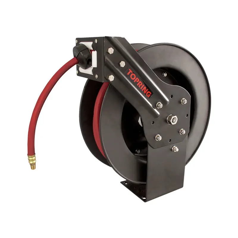 Topring 79.336 1/2-Inch X 50-Foot Hose Reel – Durable Wall-Mounted Air Hose System 1