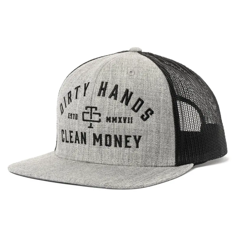 Troll Co. "Dirty Hands Clean Money" Mesh-Back Snapback Hat For Men 1