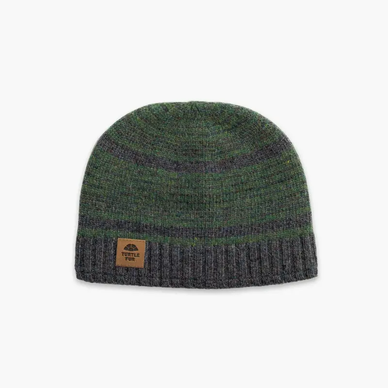 Turtle Fur Schist Lambswool Beanie – Premium Knit Winter Hat For Men 1