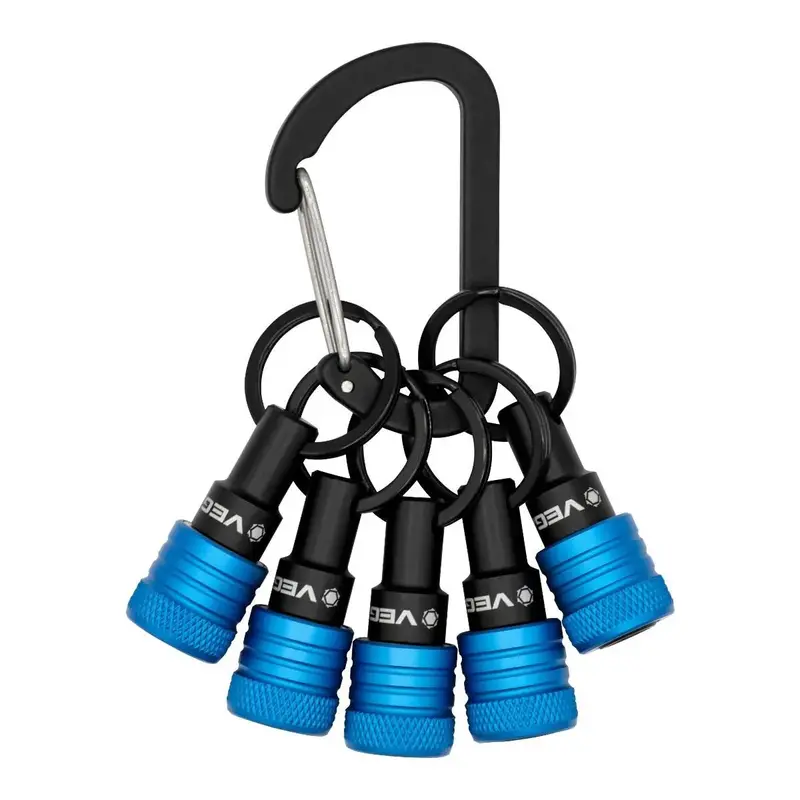 Vega 5Qkch 5-Piece Keychain-Compatible Bit Holder Set 1