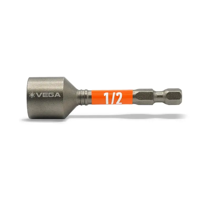Vega T165Mn816 Magnetic 1/2" Nut Setter – 2-9/16" Shank 1