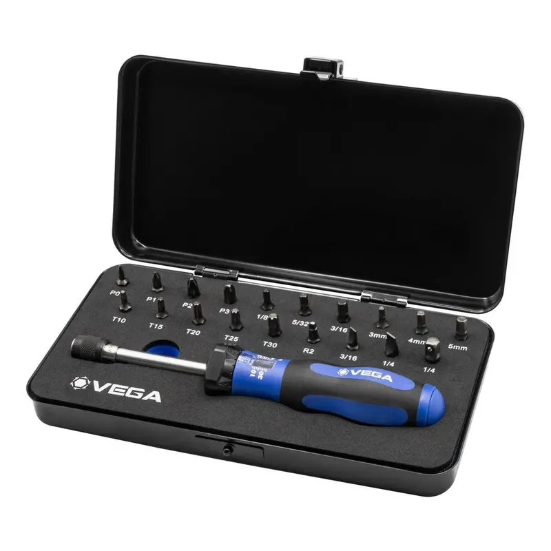 Vega Tls-20 Adjustable Torque-Limiting Screwdriver Set 1