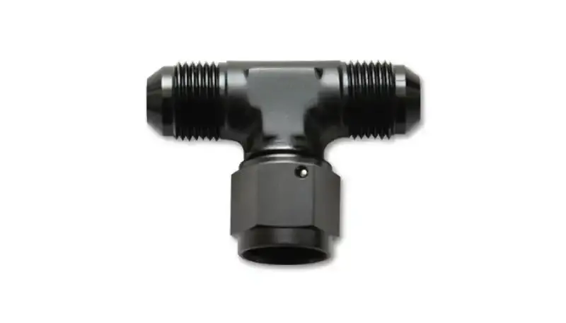 Vibrant -6An Swivel Tee Fitting – Female Thread On Side, High-Flow An Fitting 1