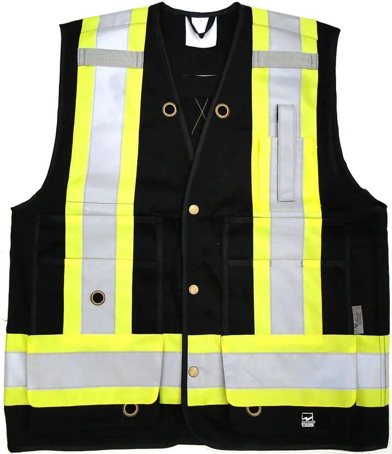 Viking Open Road Surveyor Vest – Class 1 Hi-Vis 8-Pocket Design 1