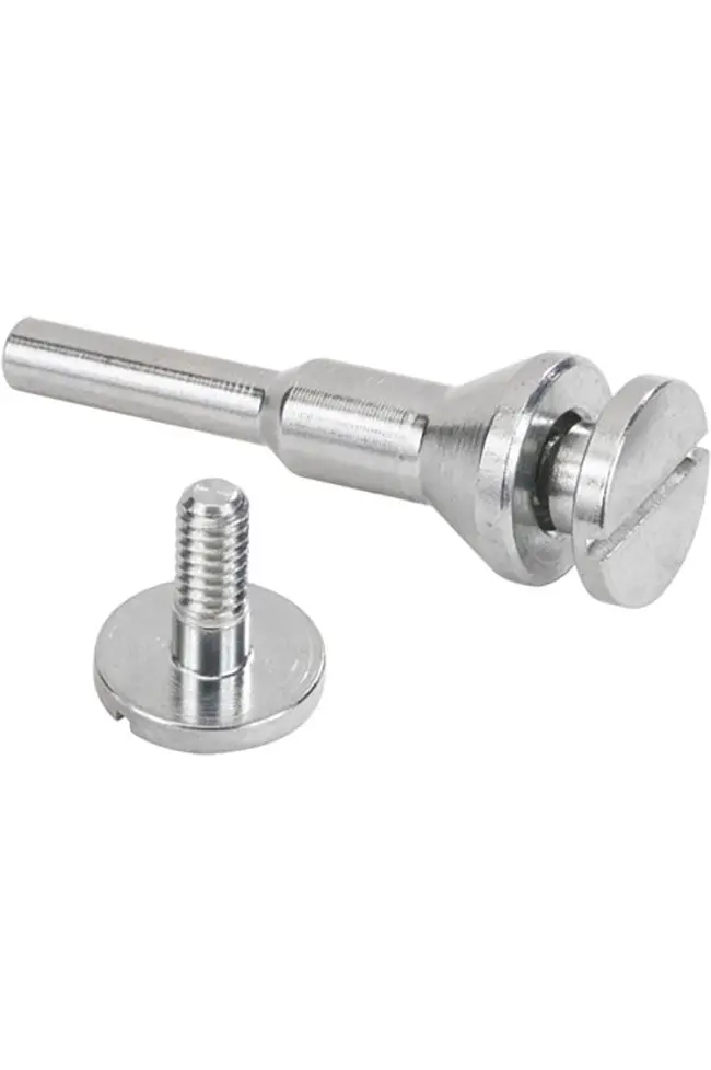 Walter Flush-Mount Mandrel For 2" And 3" Grinding Wheels – Compatible With 1/4" And 3/8" Arbors 1