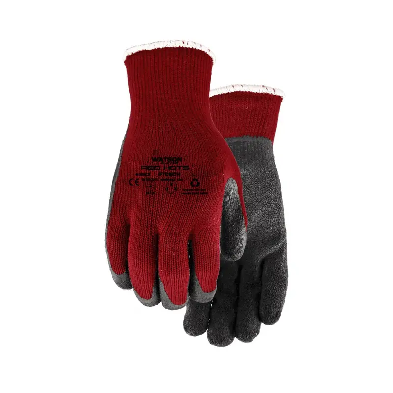 Watson 320I-Xl Winter Work Gloves – Size 9, Fleece-Lined With Sandy Rubber Latex Palm 1
