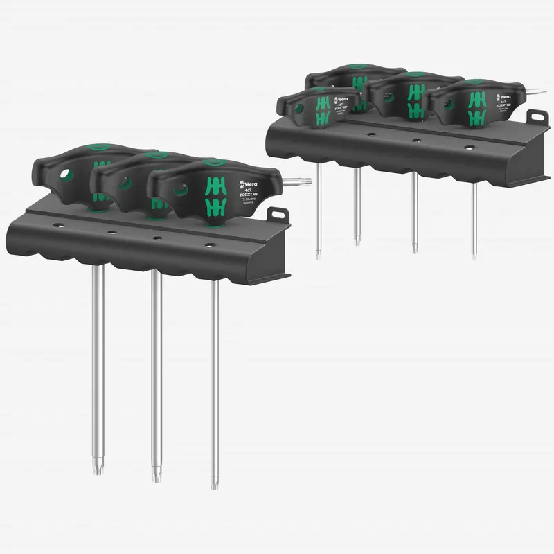 Wera 467 7-Piece Torx T-Handle Screwdriver Kit 1
