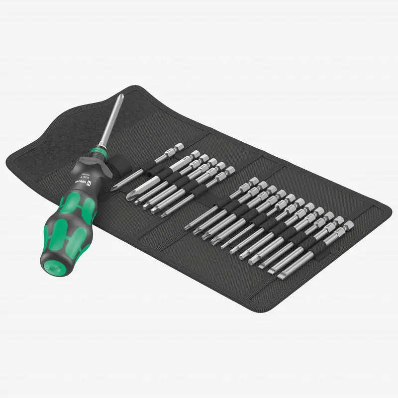 Wera Kraftform Turbo Bit-Holding Screwdriver – 19-Piece Complete Set 1