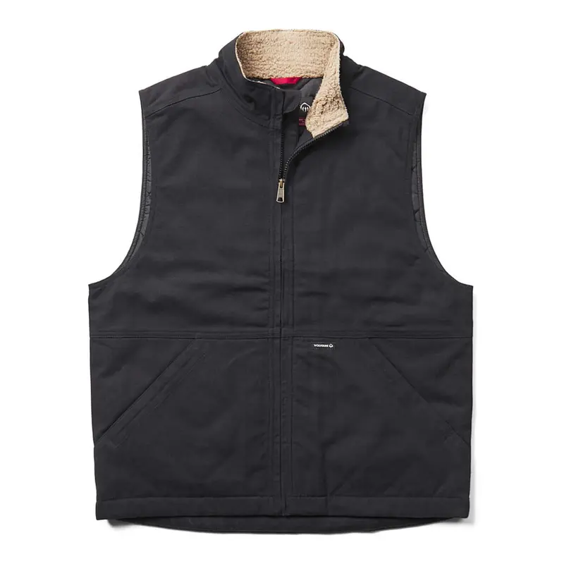 Wolverine Jaxon Canvas Vest – Sherpa-Lined Collar For Men 1