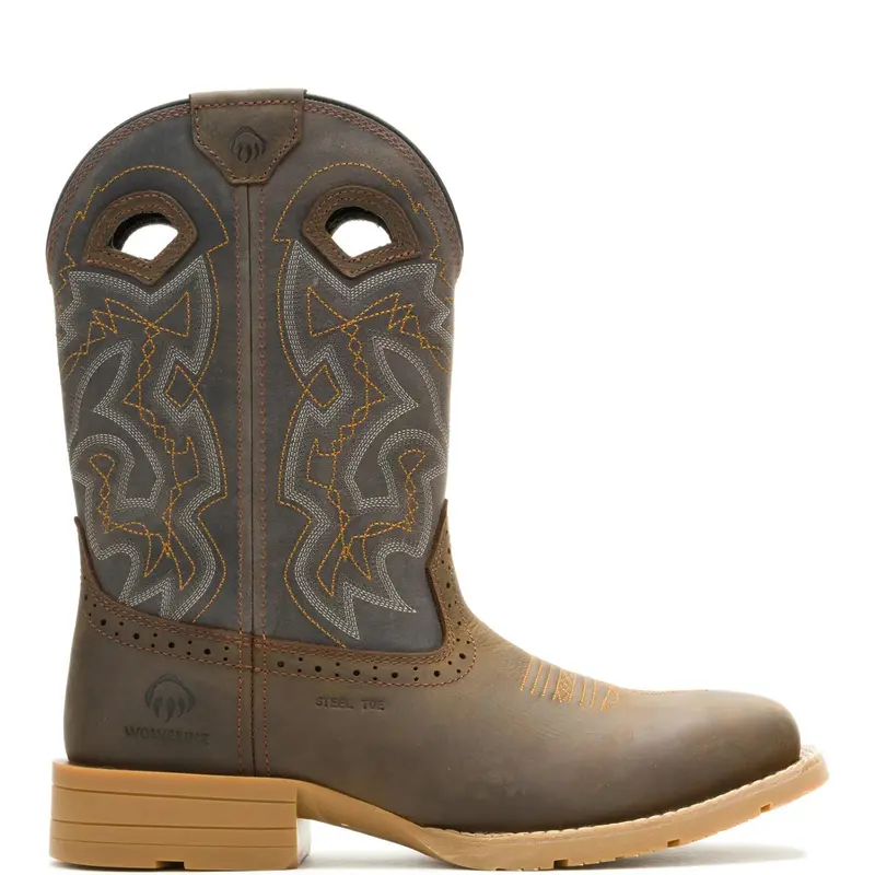 Wolverine Wheatland Pull-On Steel-Toe Wellington Work Boots For Men 1