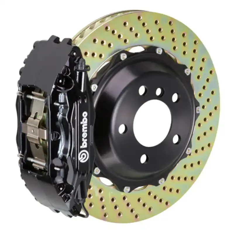 Brembo Front Caliper Kit For 2000–2002 Audi S4 – Gt Big Brake System With 355X32Mm Drilled Rotors 1
