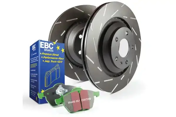 Ebc Slotted Brake Rotors – Model S2Kf1344, Noise-Reducing Narrow Slot Design 1