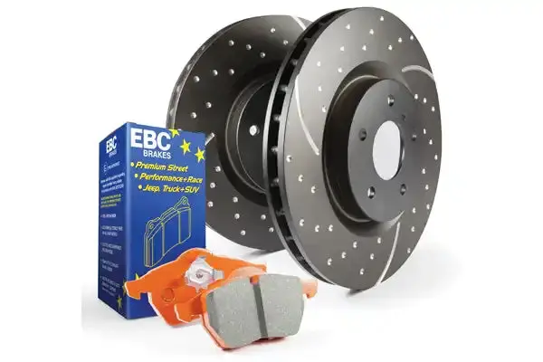 Ebc Sport Brake Rotors – Slotted Design For Enhanced Cooling & Fade Resistance (Model S8Kf1183 Gd) 1