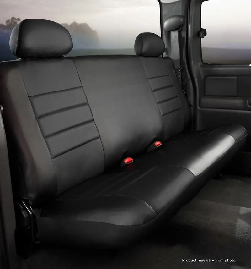 Fia Sl62-461 Black/Red Leatherette Rear Seat Cover – Custom Fit For Sl60 Series 1