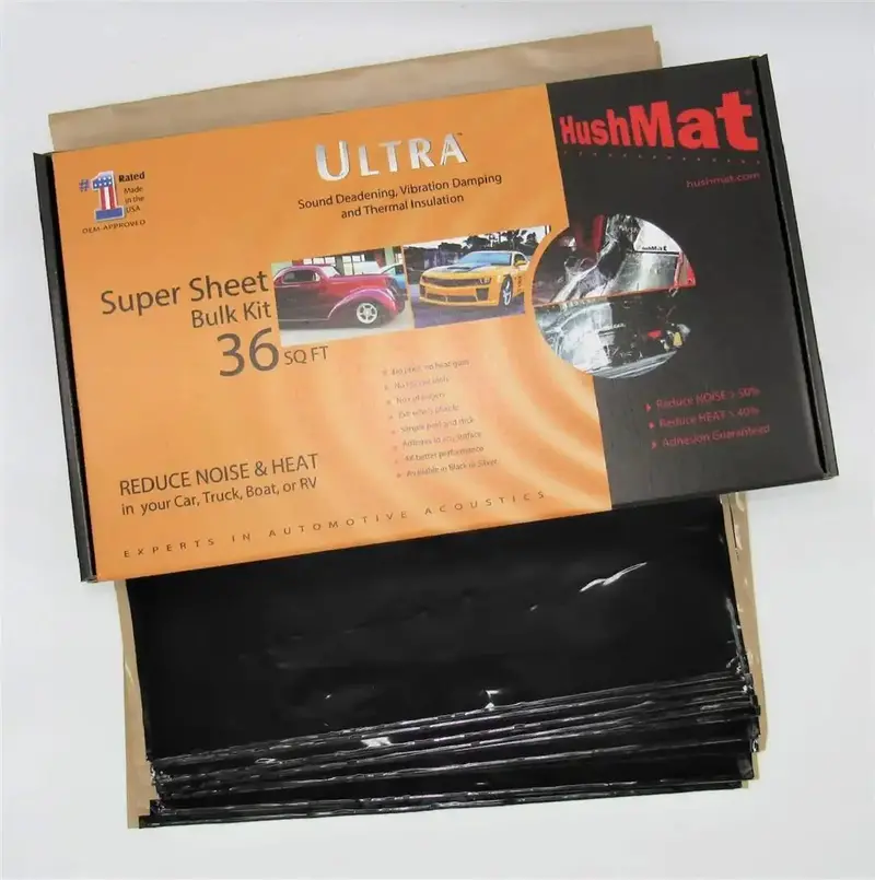 Hushmat 10800 Super Sheet Sound Deadening Bulk Kit – High-Density Vibration Damping Material 1