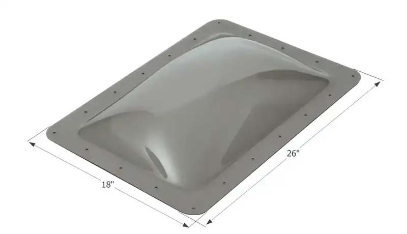 Icon 12080 Skylight Sl1422S Smoke-Tinted Led Interior Dome Light Assembly 1