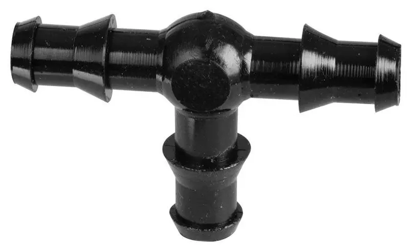 K&N 81-0271 Single-Pack 1/4-Inch Id Plastic Fuel Line T-Fitting 1
