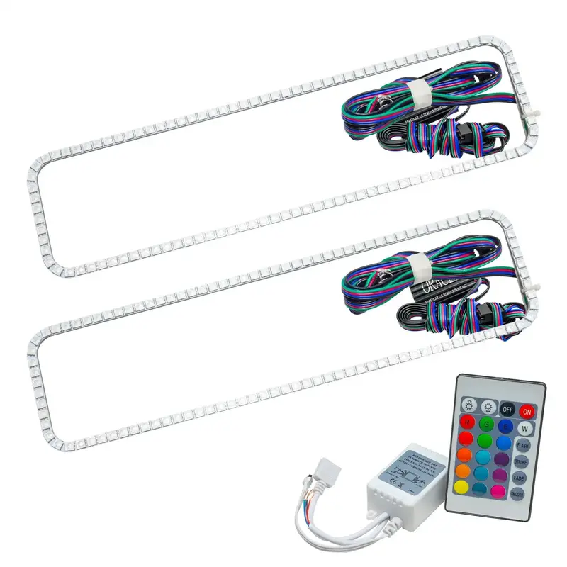 Oracle Lighting 2277-504 Colorshift Halo Ring Kit – Plug-And-Play Rgb Led Headlight Accent 1