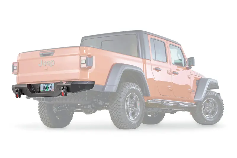 Warn 106300 Heavy-Duty Front Bumper – Steel Construction, Winch-Ready 1